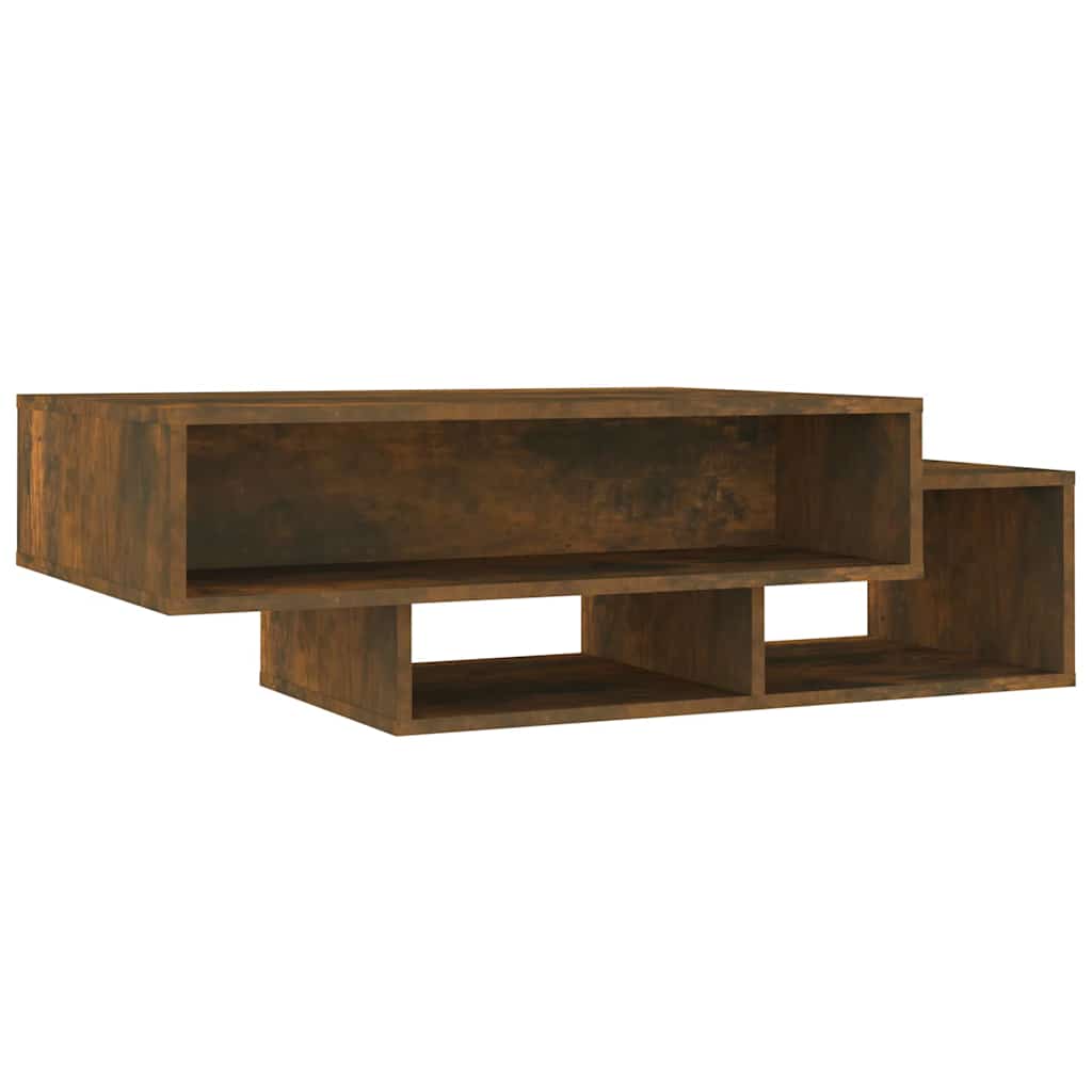 Vidaxl salontafel 105x55x32 cm bewerkt hout gerookt eikenkleurig