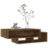 Vidaxl salontafel 105x55x32 cm bewerkt hout gerookt eikenkleurig