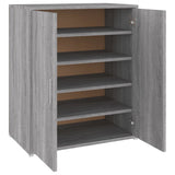 Vidaxl Shoe cabinet 60x35x70 cm Properted Wood Gray Sonoma Oak colored