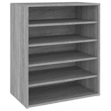 Vidaxl Shoe cabinet 60x35x70 cm Properted Wood Gray Sonoma Oak colored