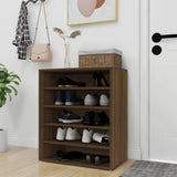 VidaXL shoe cabinet 60x35x70 cm Cut wood brown oak color