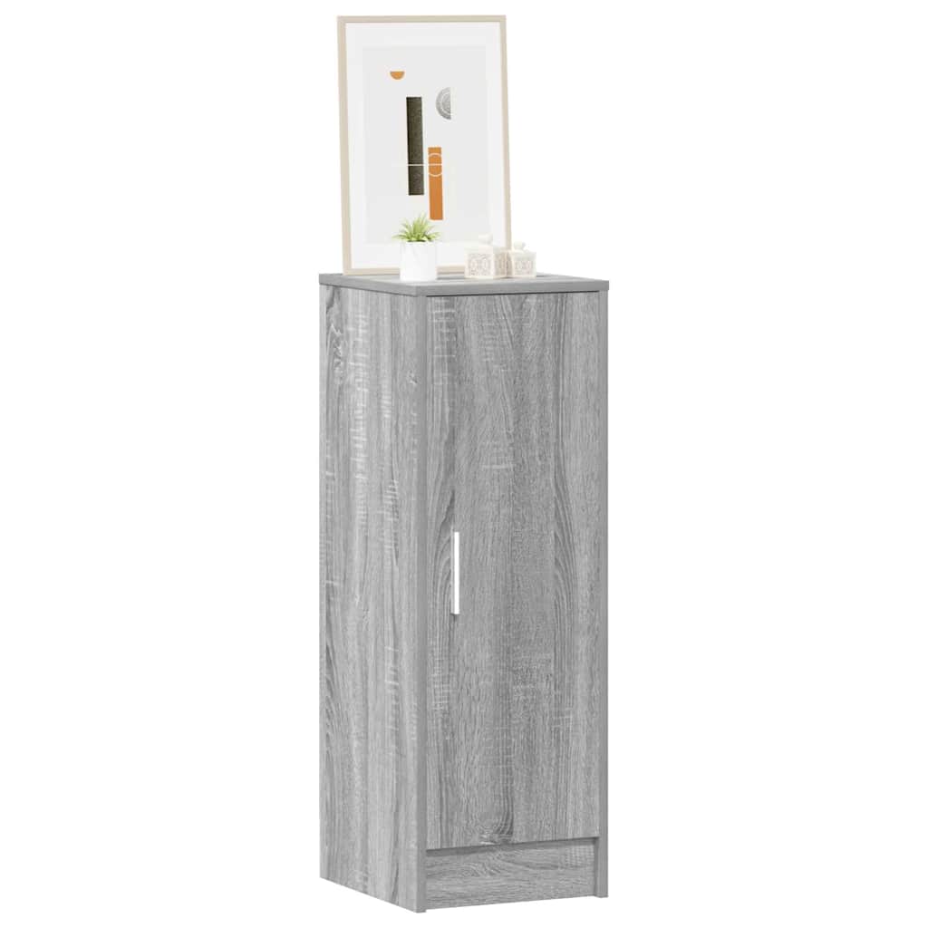 Vidaxl schoenenkast 32x35x92 cm bewerkt hout grijs sonoma eikenkleurig