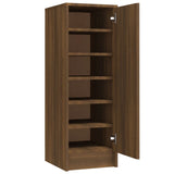 VidaXL shoe cabinet 32x35x92 cm processed wood brown oak color