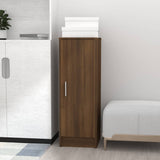 VidaXL shoe cabinet 32x35x92 cm processed wood brown oak color