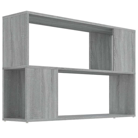 Vidaxl boekenkast 100x24x63 cm bewerkt hout grijs sonoma eikenkleurig