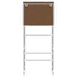 Vidaxl Späichere Rack fir Bongen Wäschmaschinn 2-Layer 71x29.5x170.5 cm Brown