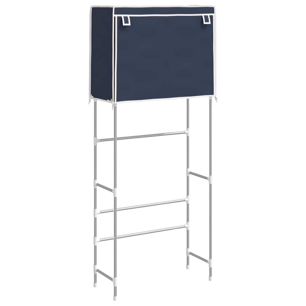 Vidaxl Storage Rack per lavatrice Boven a 2 strati 71x29.5x170,5 cm blu