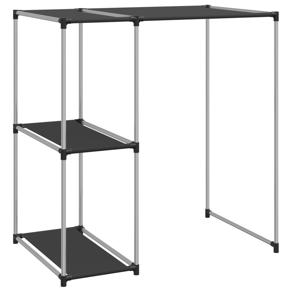 Rack de stockage Vidaxl pour la machine à laver ci-dessus 87x55x90,5 cm de fer noir