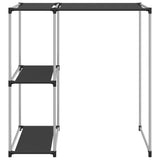 Rack di archiviazione Vidaxl per lavatrice sopra 87x55x90.5 cm di ferro nero