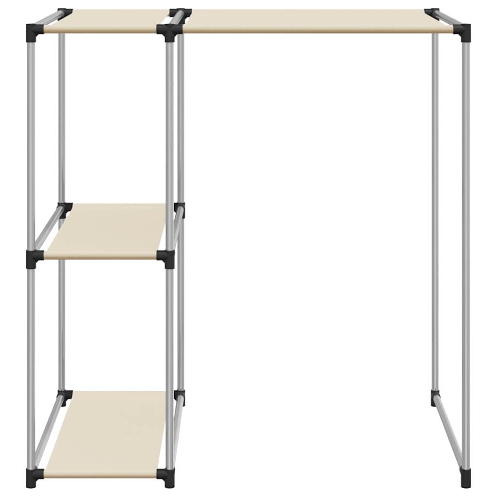 Vidaxl opbergrek voor boven wasmachine 87x55x90,5cm ijzer crèmekleurig