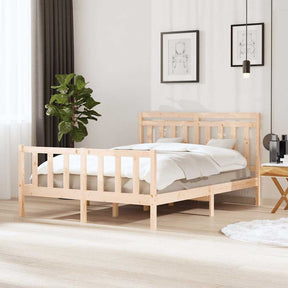Vidaxl bedframe massief hout 150x200 cm