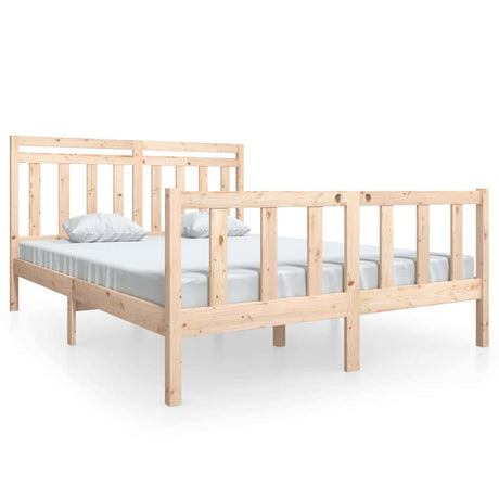 Vidaxl bedframe massief hout 160x200 cm