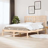 Vidaxl bedframe massief grenenhout 140x190 cm