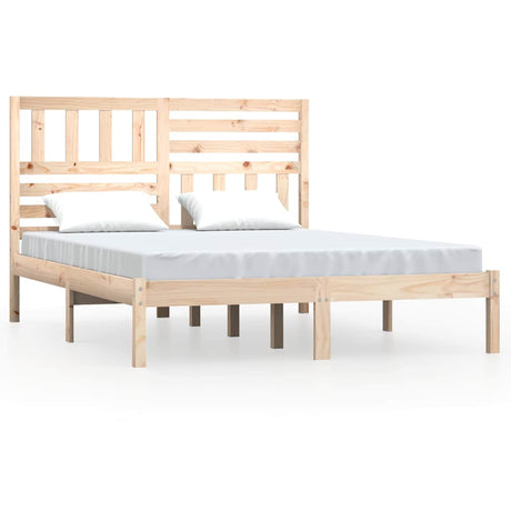 Vidaxl bedframe massief grenenhout 140x200 cm