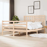 Vidaxl bedframe massief hout 140x190 cm