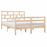 Vidaxl bedframe massief hout 135x190 cm