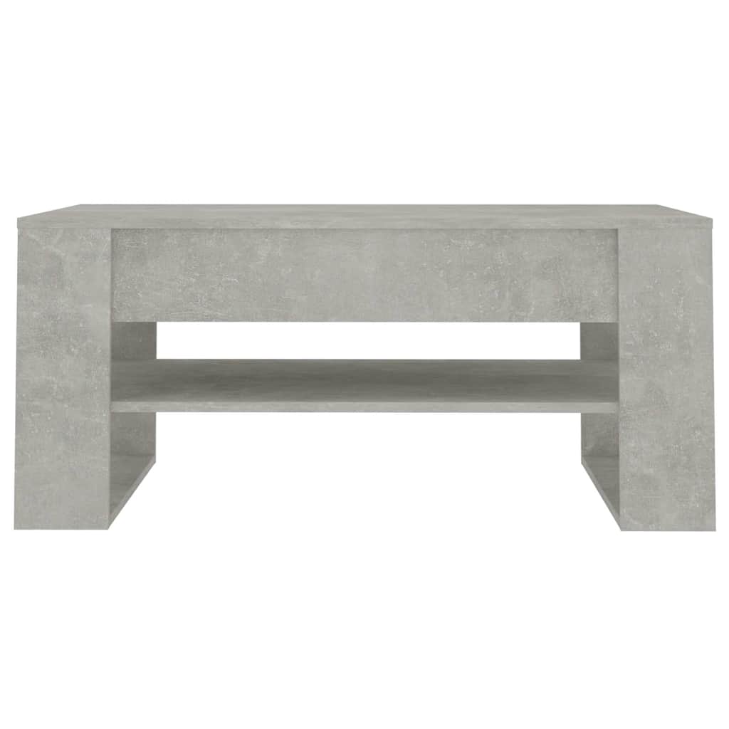 Vidaxl salontafel 102x55x45 cm bewerkt hout betongrijs