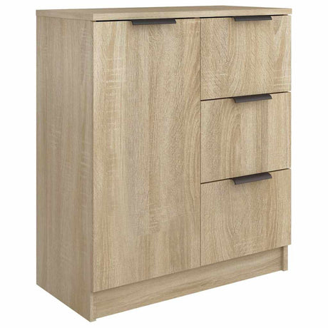 Vidaxl dressoir 60x30x70 cm bewerkt hout sonoma eikenkleurig