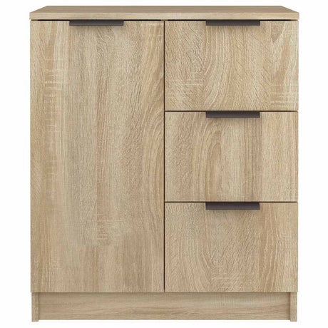 Vidaxl dressoir 60x30x70 cm bewerkt hout sonoma eikenkleurig