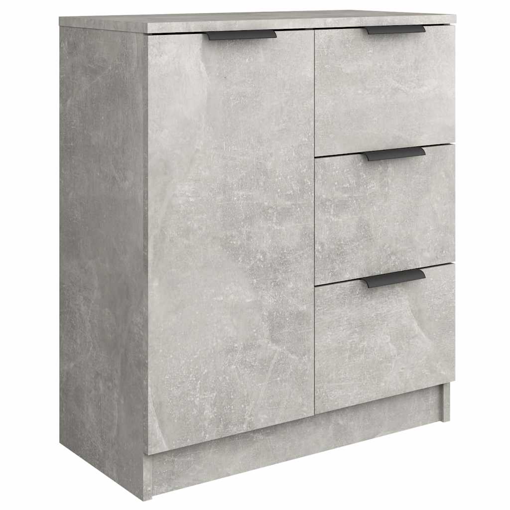 Vidaxl dressoir 60x30x70 cm bewerkt hout betongrijs