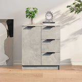Vidaxl dressoir 60x30x70 cm bewerkt hout betongrijs
