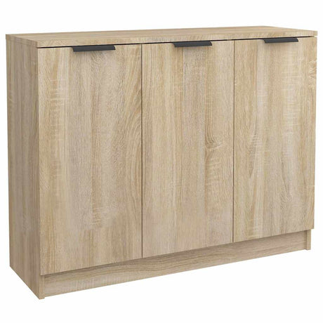 Vidaxl dressoir 90,5x30x70 cm bewerkt hout sonoma eikenkleurig