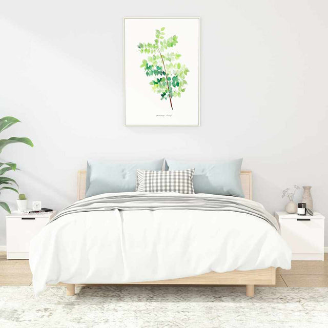 Vidaxl nachtkastjes 2 st 40x39x40 cm wit