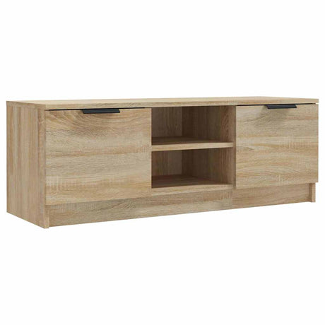 Vidaxl tv-meubel 102x35x36,5 cm bewerkt hout sonoma eikenkleurig