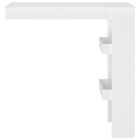 Vidaxl bartafel wandgemonteerd 102x45x103,5 cm bewerkt hout wit