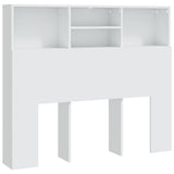 Vidaxl hoofdbordkast 120x19x103,5 cm wit