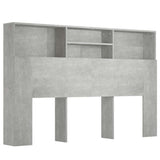 Vidaxl hoofdbordkast 160x19x103,5 cm betongrijs