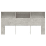 Vidaxl hoofdbordkast 200x19x103,5 cm betongrijs
