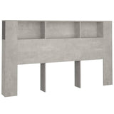 Vidaxl hoofdbordkast 180x18,5x104,5 cm betongrijs