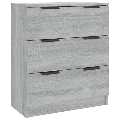 Vidaxl dressoir 60x30x70 cm bewerkt hout grijs sonoma eiken