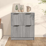 Vidaxl dressoir 60x30x70 cm bewerkt hout grijs sonoma eiken