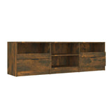 Vidaxl tv-meubel 150x33,5x45 cm bewerkt hout gerookt eikenkleurig
