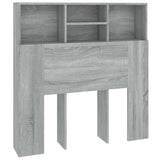 Vidaxl hoofdbordkast 100x19x103,5 cm grijs sonoma eikenkleurig