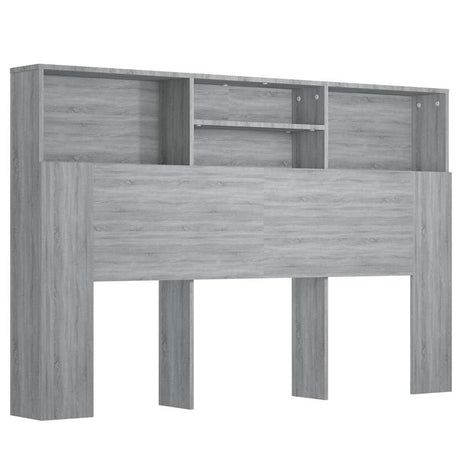 Vidaxl hoofdbordkast 160x19x103,5 cm grijs sonoma eikenkleurig