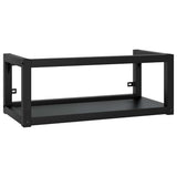 Vidaxl wastafelframe met inbouwwastafel ijzer zwart