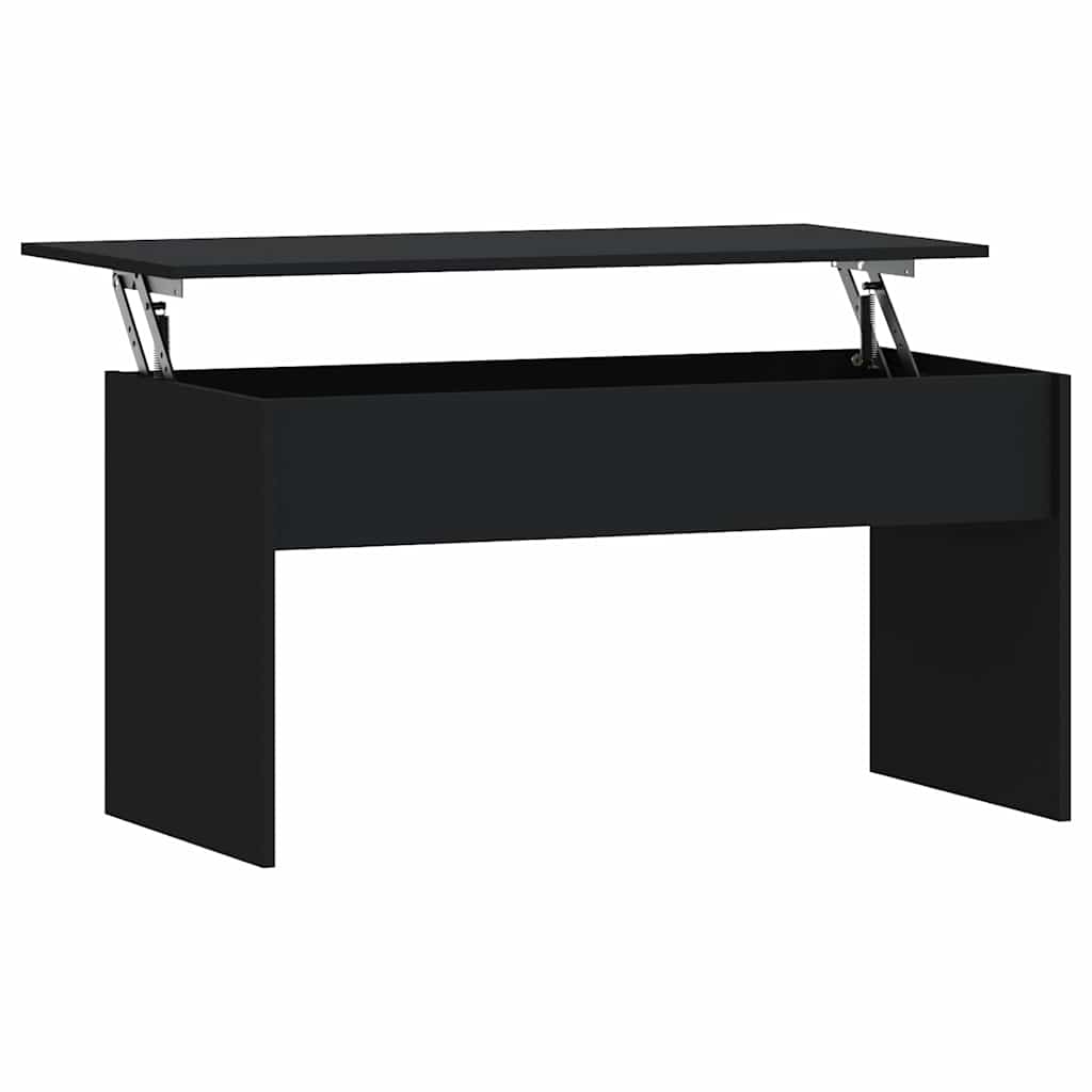 Vidaxl salontafel 102x50,5x52,5 cm bewerkt hout zwart