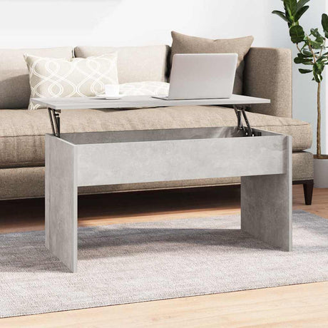 Vidaxl salontafel 102x50,5x52,5 cm bewerkt hout betongrijs