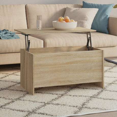 Vidaxl salontafel 102x55,5x52,5 cm bewerkt hout sonoma eikenkleurig
