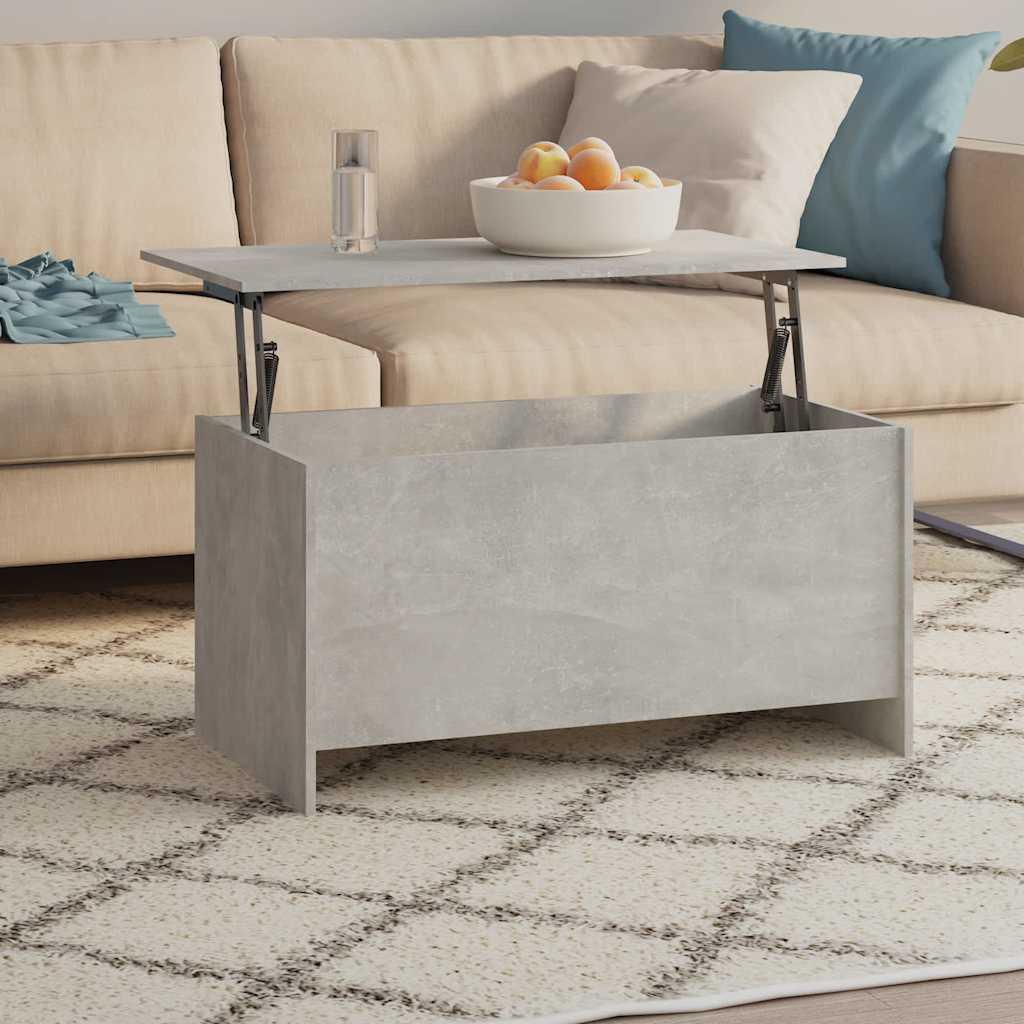Vidaxl salontafel 102x55,5x52,5 cm bewerkt hout betongrijs