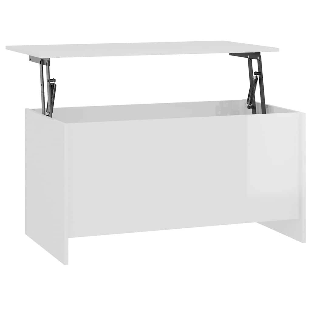 Vidaxl salontafel 102x55,5x52,5 cm bewerkt hout hoogglans wit