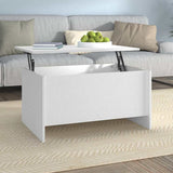 Vidaxl salontafel 80x55,5x41,5 cm bewerkt hout wit
