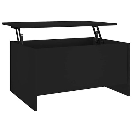 Vidaxl salontafel 80x55,5x41,5 cm bewerkt hout zwart
