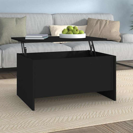 Vidaxl salontafel 80x55,5x41,5 cm bewerkt hout zwart