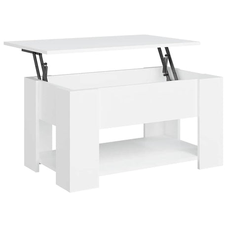 Vidaxl salontafel 79x49x41 cm bewerkt hout wit