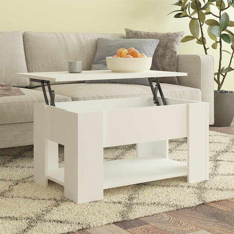 Vidaxl salontafel 79x49x41 cm bewerkt hout wit