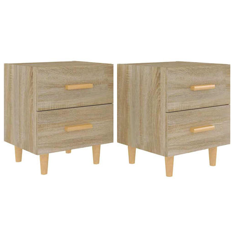Vidaxl nachtkastjes 2 st 40x35x47,5 cm sonoma eikenkleurig